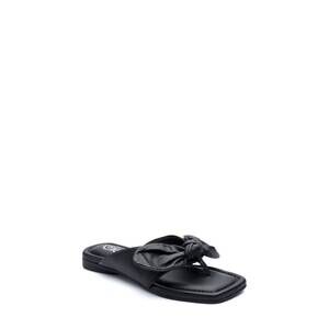 NEW GOLO bowthong sandal in black